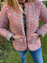 Load image into Gallery viewer, Quilted Reversible Jacket, BLOSSOM - MEDIUM
